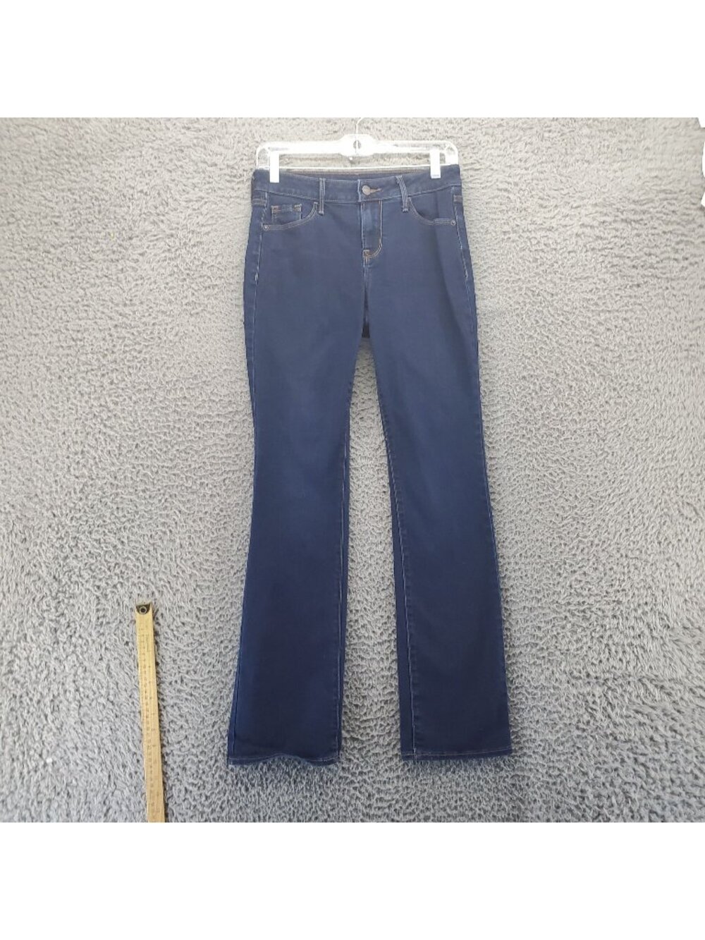 Old Navy Jeans Womens Size 2 Blue Mid-Rise Kicker Boot-Cut Stretch